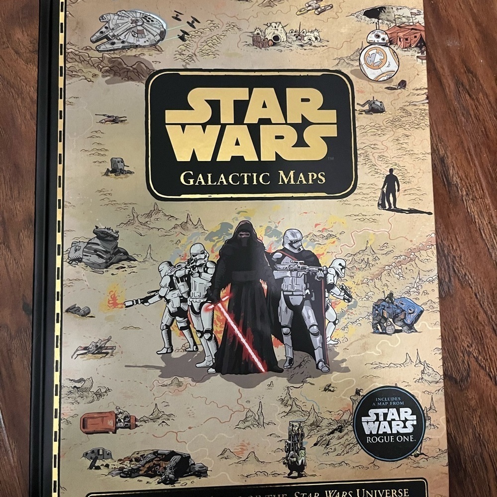Star Wars galactic maps book